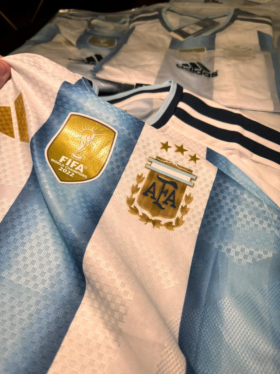 Camiseta Titular Argentina Version Jugador G5 Tailandesa.